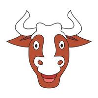 stier illustratie ontwerp vector