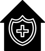 huis glyph icoon vector