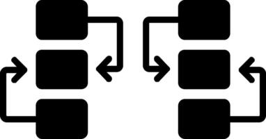 stroomdiagram glyph-pictogram vector