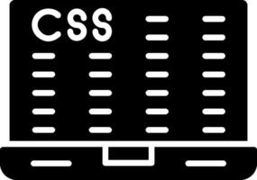 glyph-pictogram voor gegevensversleuteling vector