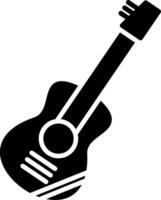 gitaar glyph icoon vector