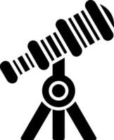 telescoop glyph icoon vector