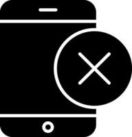 smartphone glyph-pictogram vector