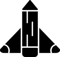 glyph-pictogram voor opstarten vector
