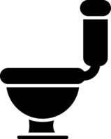 toilet glyph icoon vector