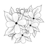 bloem bloemen mehndi tatoeëren eps mandala patronen voor downloaden vector