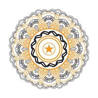 luxe uniek standaard- eps mandala voor vrij downloaden vector