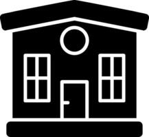 huis glyph icoon vector