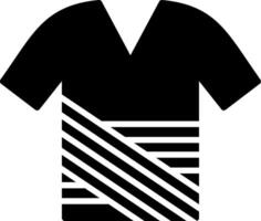 shirt glyph icoon vector