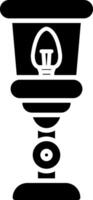 lamp glyph icoon vector