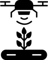 automatisch irrigator glyph icoon vector