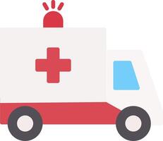 ambulance platte pictogram vector