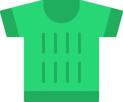 t-shirt platte pictogram vector