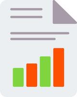 platte documentpictogram vector