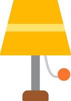 lamp plat pictogram vector