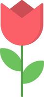 bloem plat pictogram vector