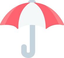 parasol vlak icoon vector