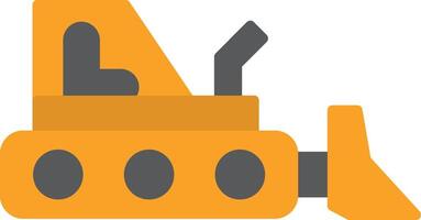 bulldozer vlak icoon vector