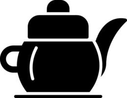 theepot glyph icoon vector