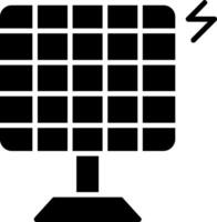 zonne-energie glyph-pictogram vector