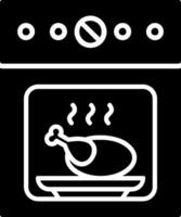 oven glyph icoon vector