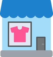 kleding winkel vlak icoon vector