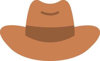 cowboyhoed platte pictogram vector