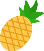 ananas plat icoon vector