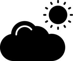 wolk glyph-pictogram vector