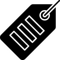 tag glyph-pictogram vector