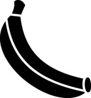 banaan glyph icoon vector