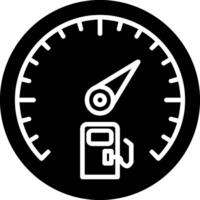 meter glyph-pictogram vector