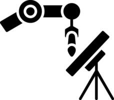 machine glyph-pictogram vector