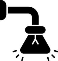 lamp glyph icoon vector