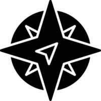 oosten- glyph icoon vector