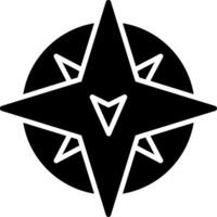 zuid glyph icoon vector