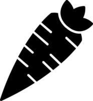wortel glyph icoon vector