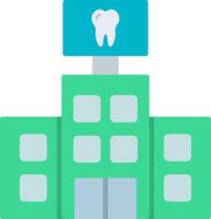 tandheelkundig zorg vlak icoon vector