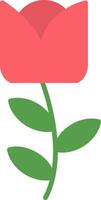 bloem plat pictogram vector