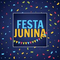 festa Junina Brazilië festival partij vakantie viering kleurrijk achtergrond illustratie vector