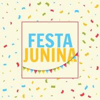 festa Junina Brazilië festival partij vakantie viering kleurrijk achtergrond illustratie vector