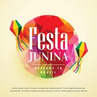 festa Junina Latijns Amerikaans vakantie achtergrond vector