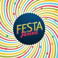 festa Junina Brazilië festival partij vakantie viering kleurrijk achtergrond illustratie vector