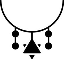 ketting glyph icoon vector