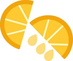 citroen plak vlak icoon vector