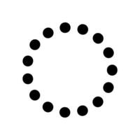 cirkel icoon samengesteld van cirkels. vector