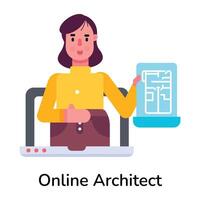 modieus online architect vector