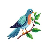 realistisch duivenvogel concept illustratie vector