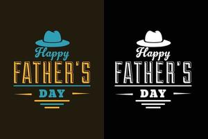 gelukkige vaderdag typografie papa t-shirt en merchandise vector