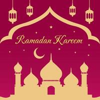 Ramadan thema ontwerp illustratie vector